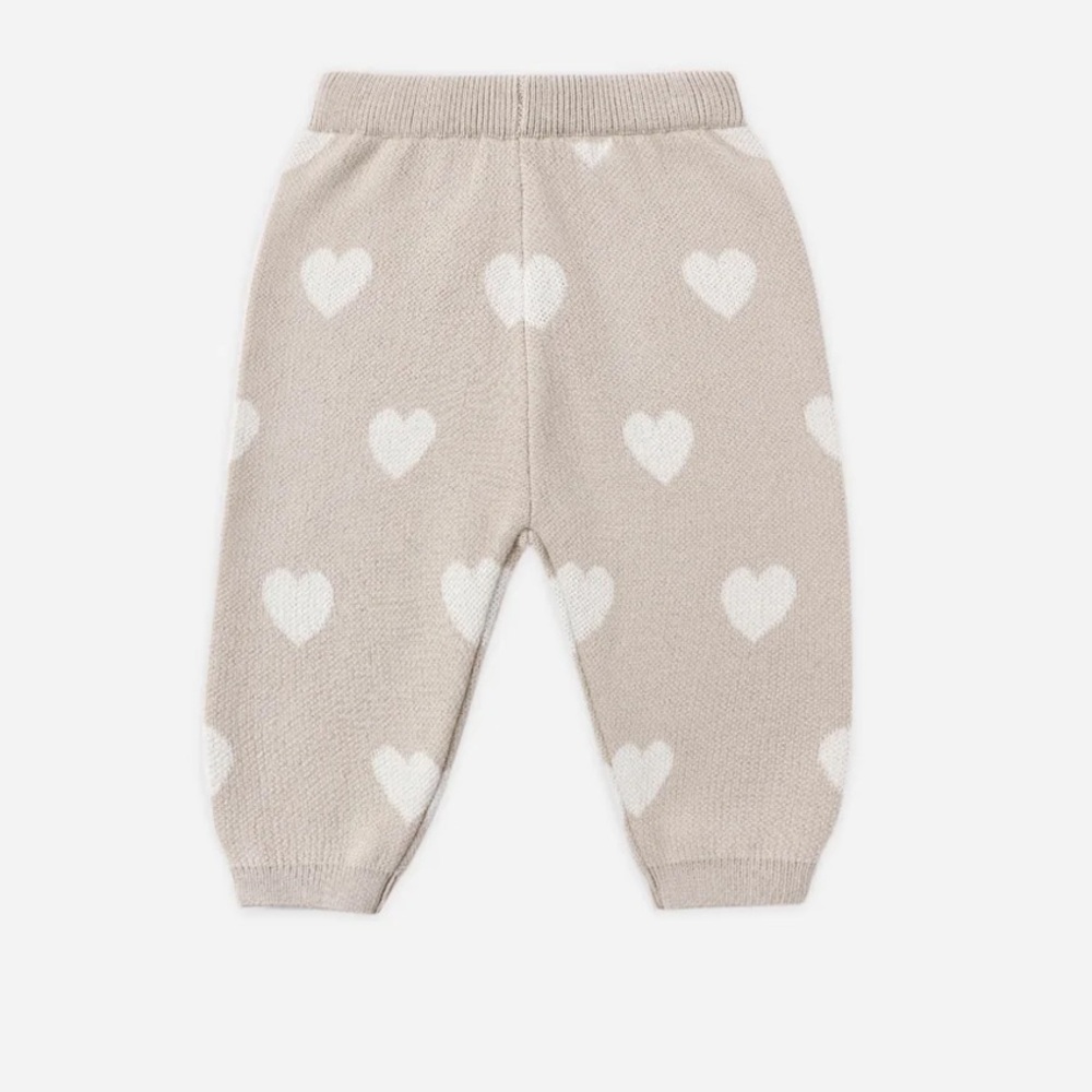Quincy Mae Heart Knit Pants